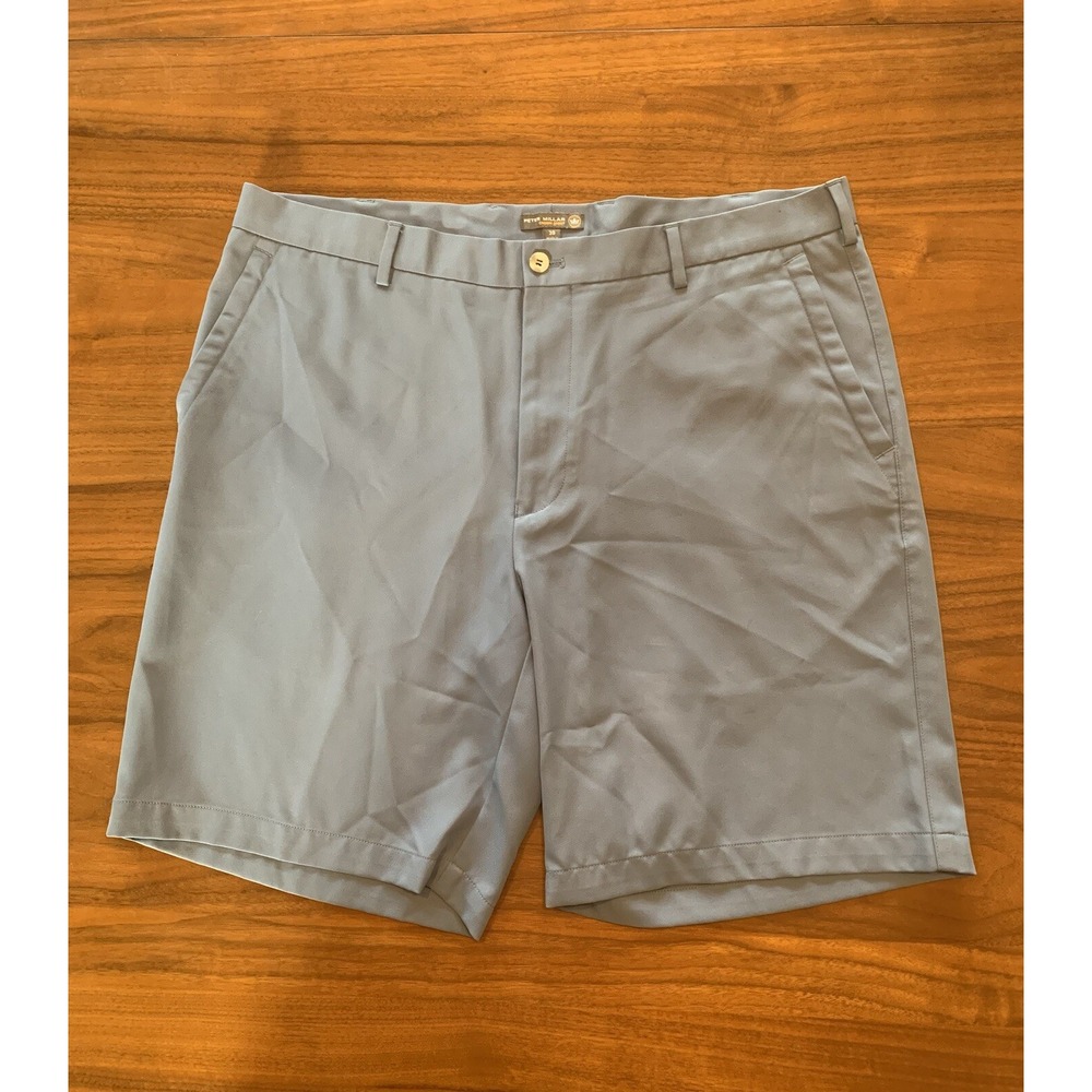 Peter Millar Shorts Mens 38 Blue Golf Salem Performance Crown Sport EB82